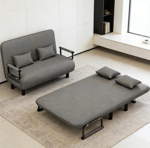 Fabric sofa bed - sofa, couch